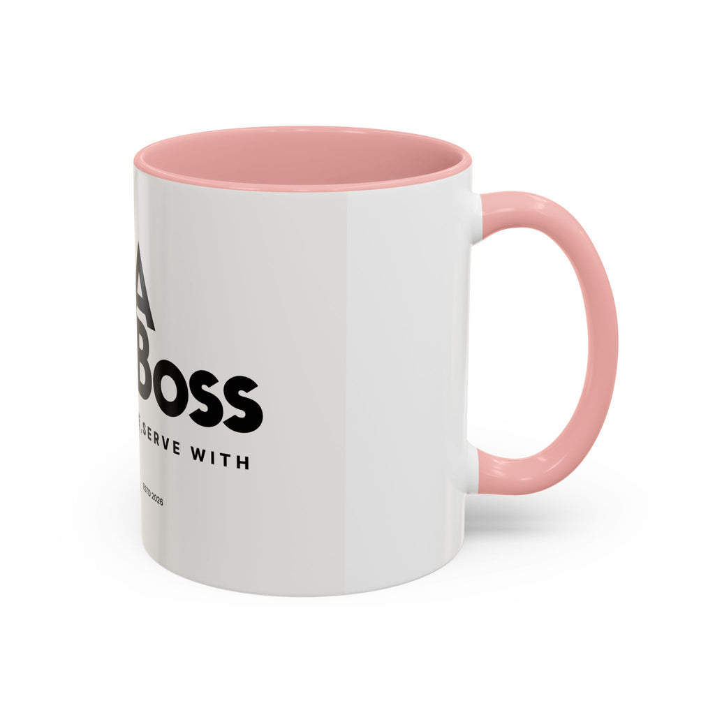 PTA Boss Coffee Mug — 'Lead with Purpose, Serve with Heart' Accent Mug (11/15oz)