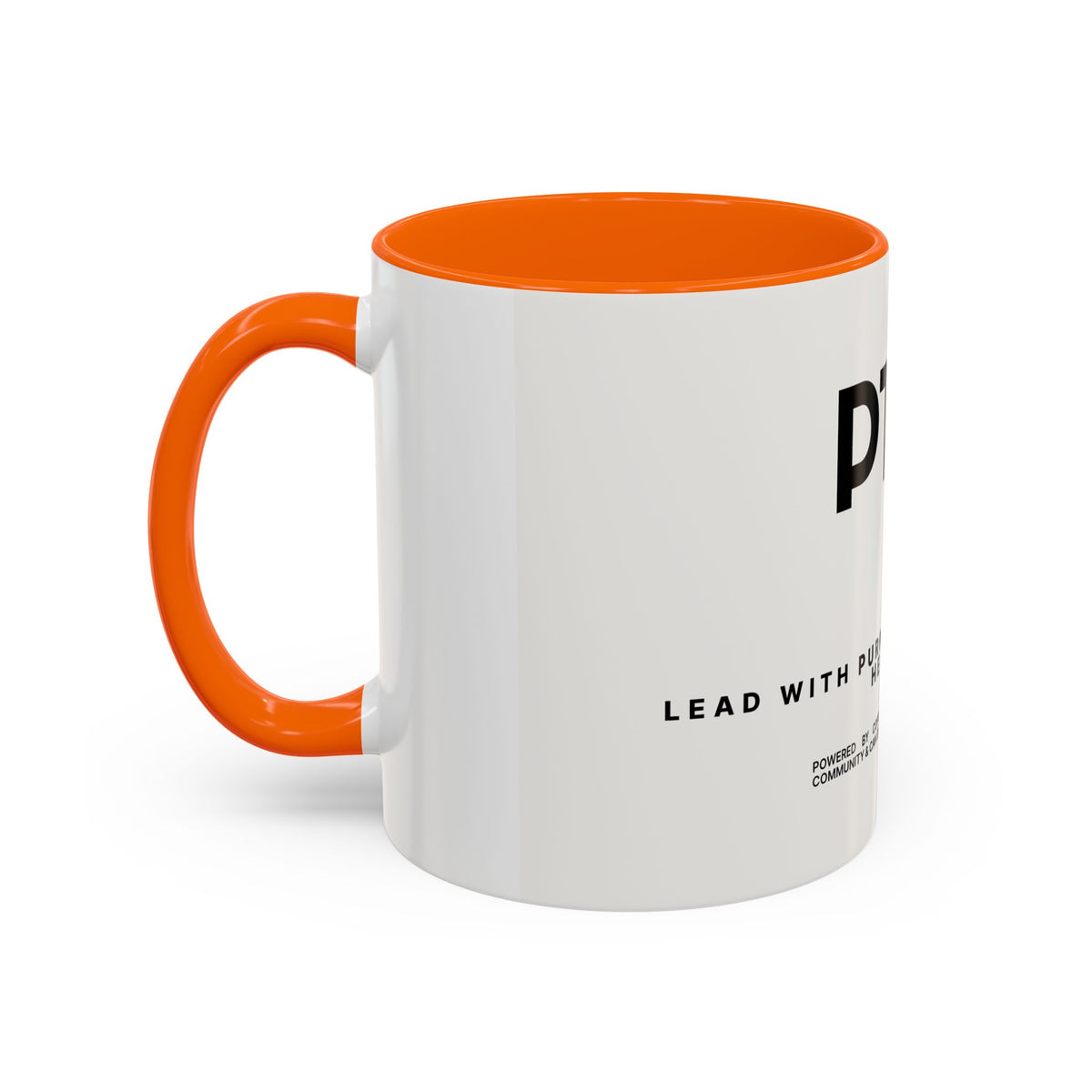 PTA Boss Coffee Mug — 'Lead with Purpose, Serve with Heart' Accent Mug (11/15oz)