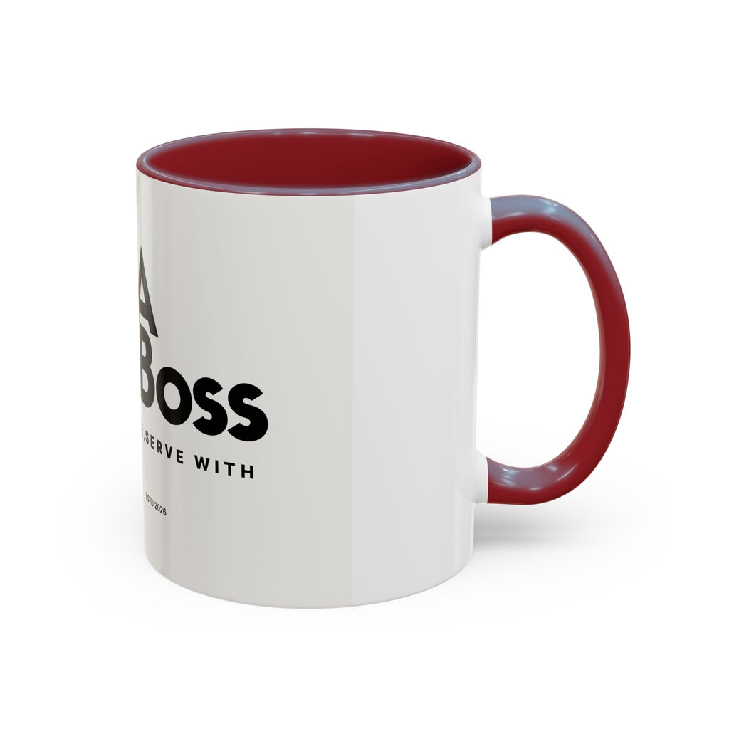 PTA Boss Coffee Mug — 'Lead with Purpose, Serve with Heart' Accent Mug (11/15oz)