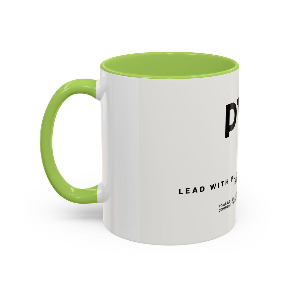 PTA Boss Coffee Mug — 'Lead with Purpose, Serve with Heart' Accent Mug (11/15oz)