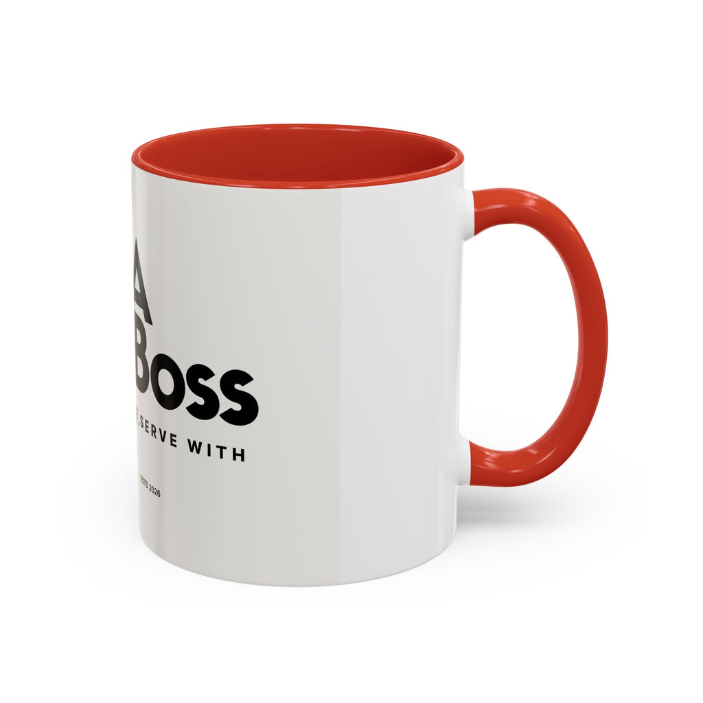 PTA Boss Coffee Mug — 'Lead with Purpose, Serve with Heart' Accent Mug (11/15oz)