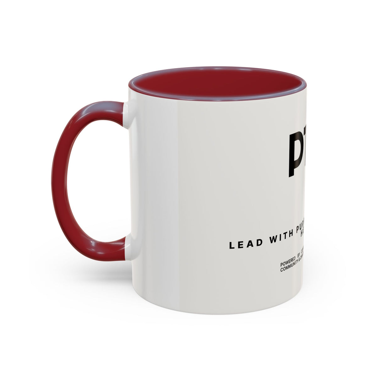 PTA Boss Coffee Mug — 'Lead with Purpose, Serve with Heart' Accent Mug (11/15oz)