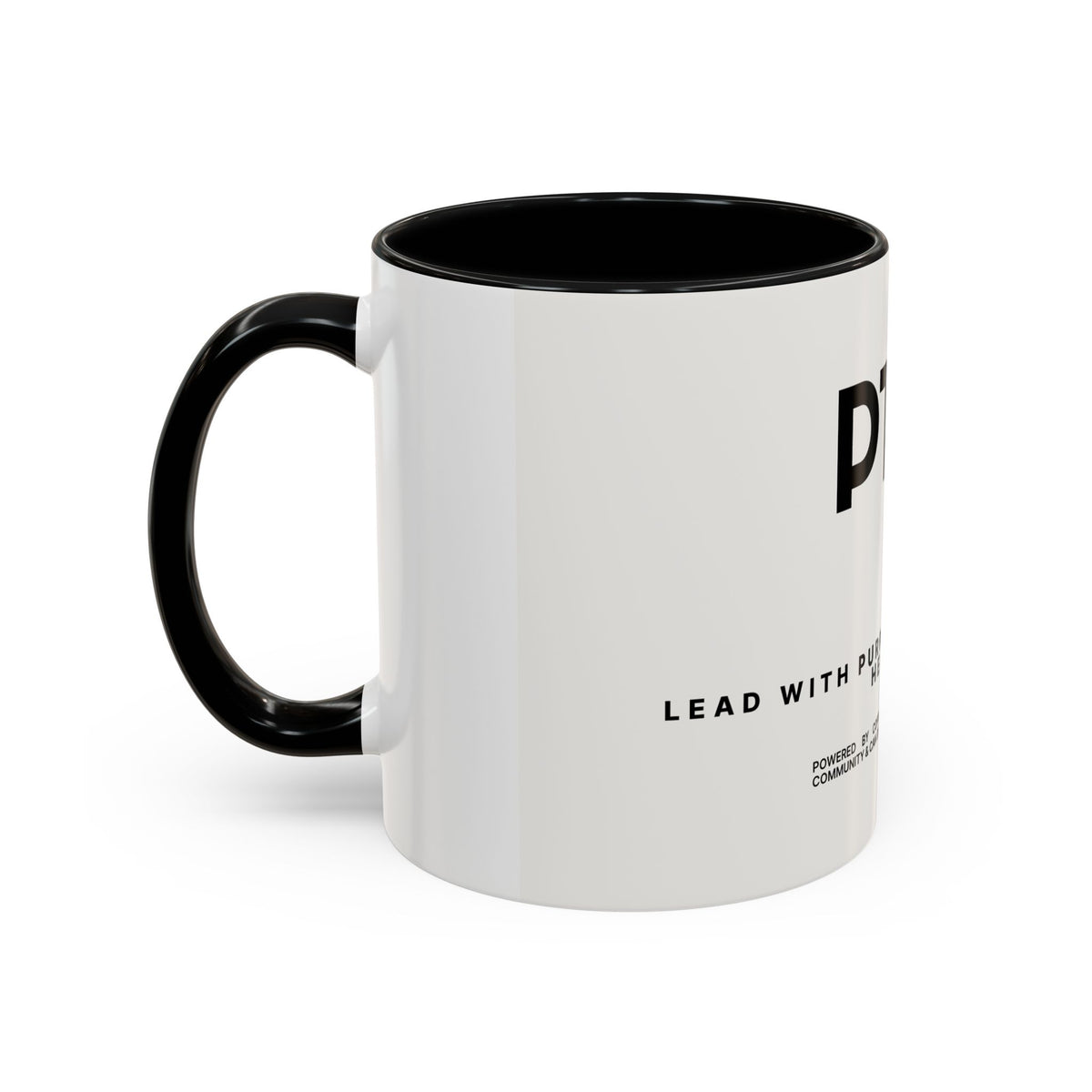 PTA Boss Coffee Mug — 'Lead with Purpose, Serve with Heart' Accent Mug (11/15oz)
