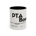 PTA Boss Coffee Mug — 'Lead with Purpose, Serve with Heart' Accent Mug (11/15oz)