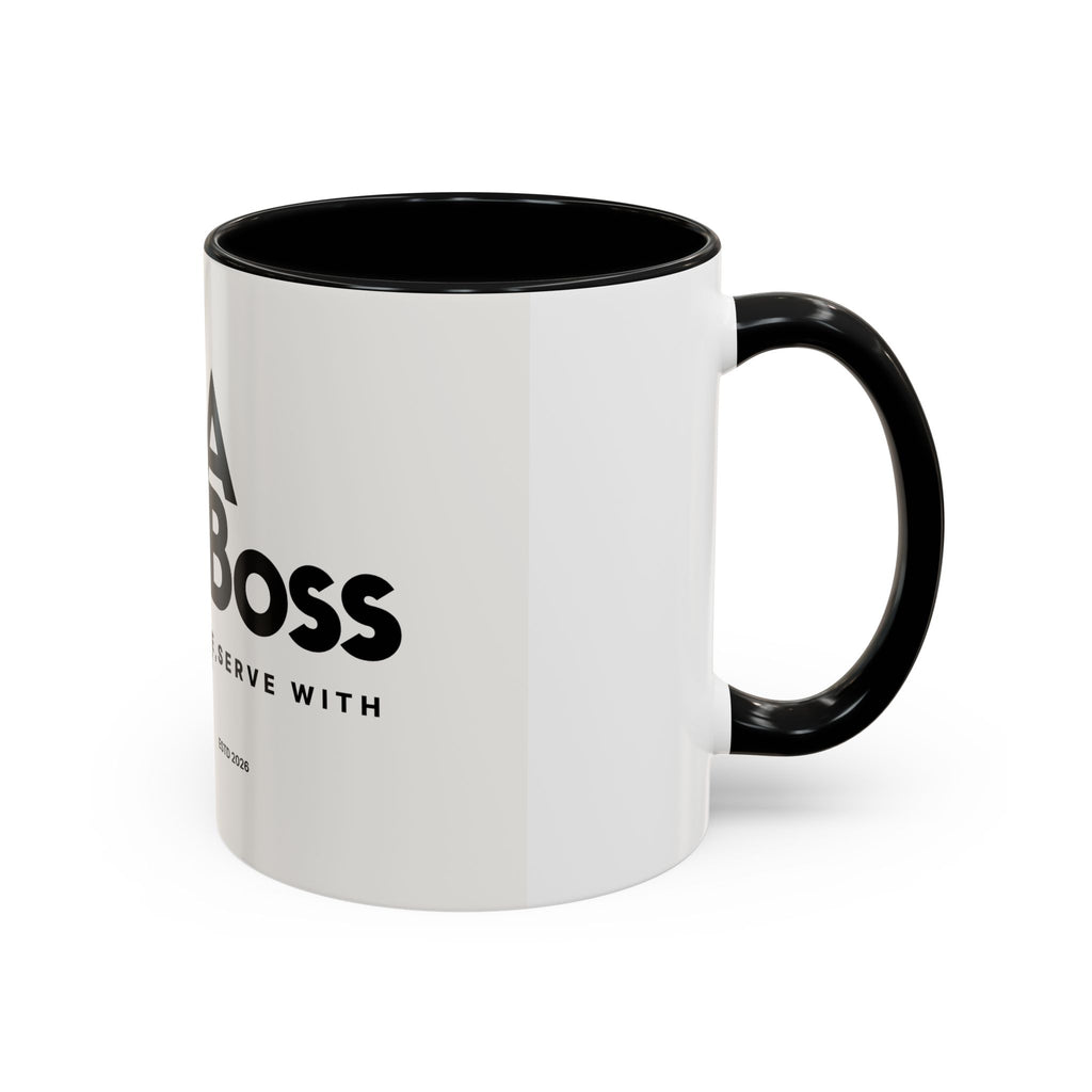 PTA Boss Coffee Mug — 'Lead with Purpose, Serve with Heart' Accent Mug (11/15oz)