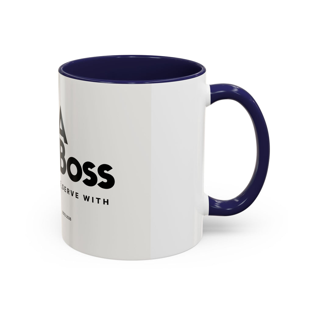PTA Boss Coffee Mug — 'Lead with Purpose, Serve with Heart' Accent Mug (11/15oz)